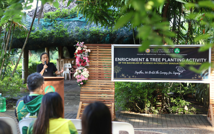 MMSU - news | BS Forestry seniors leave green footprints with pre ...